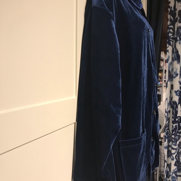 Womens Liz Claiborne reversible velvet jacket size L - Picture 5 of 7